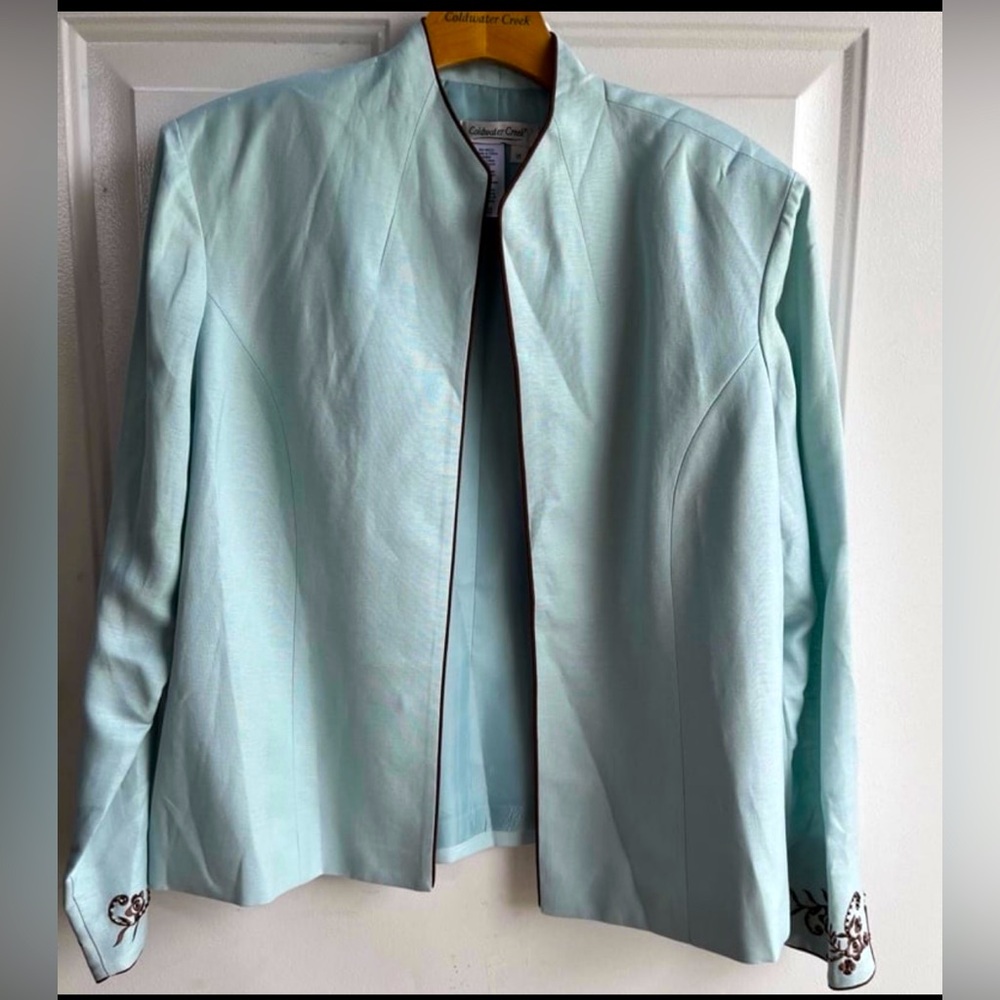Coldwater Creek blazer and tank top